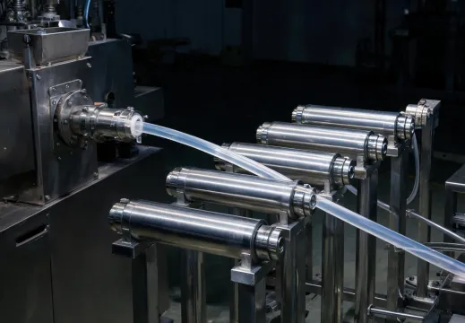 Silicone extrusion line