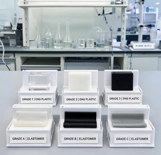 Polymer material samples